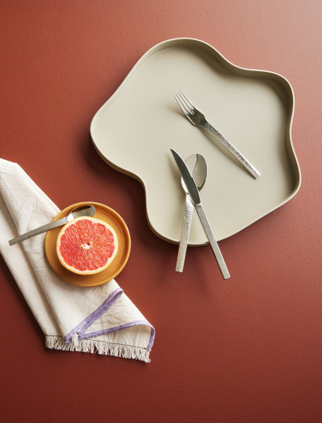 Hübsch Interior Pond Tablett Sandfarben