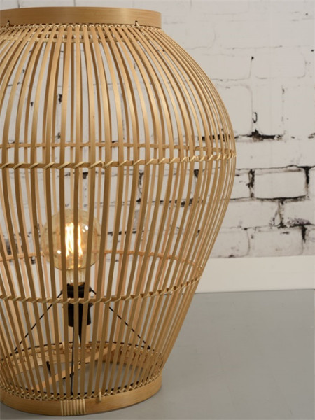 Good&Mojo Bodenleuchte Tuvalu bamboo natural, large