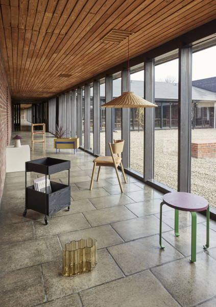 Hübsch Interior Vase Umber Amber