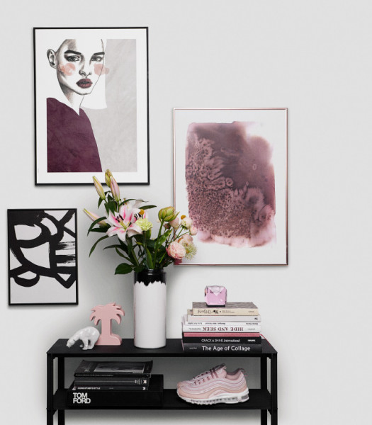 I LOVE MY TYPE Poster SOPHISTICATED CLARET