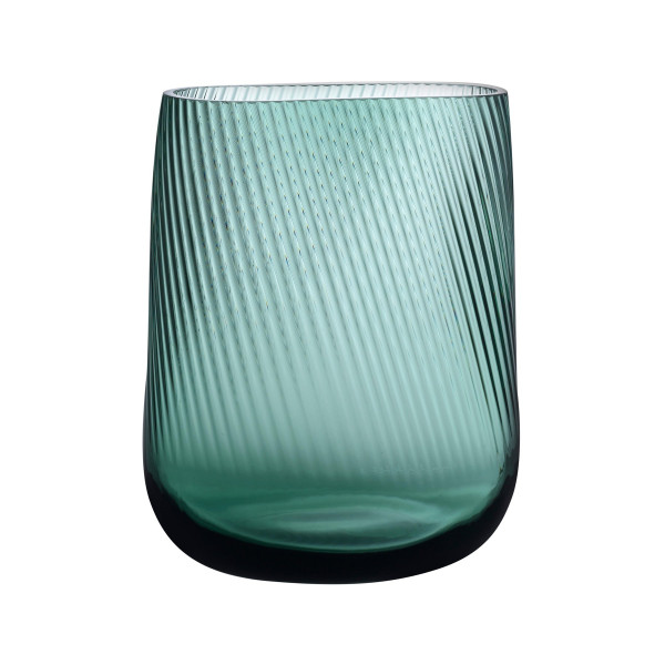 NUDE Glass, Vase Opti tall, smoked green