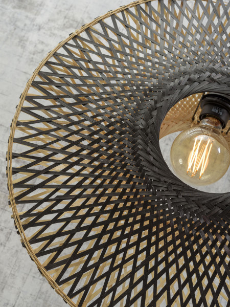 Good&Mojo Hängeleuchte Kalimantan Bamboo vertikal medium