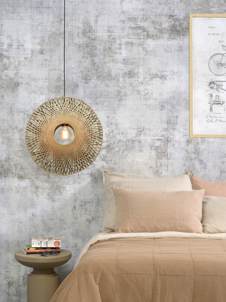 Good&Mojo Hängeleuchte Kalimantan Bamboo vertikal medium