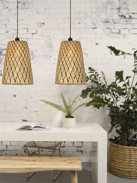 Good&Mojo Hängeleuchte Kalimantan bamboo S