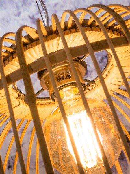 It´s about RoMi Deckenleuchte Borneo Bamboo Natural, Large