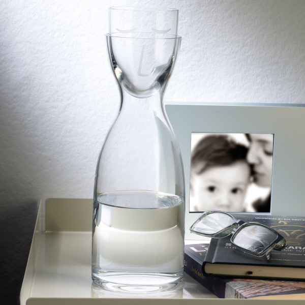 Mr. & Mrs. Night Water Set Tall Clear