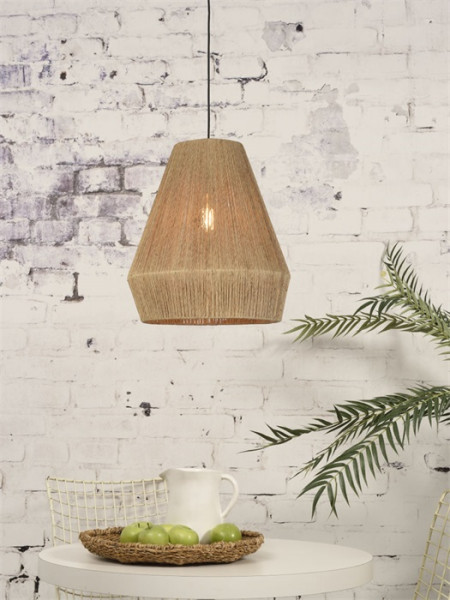 Good & Mojo Hanging lamp Iguazu jute natural, S