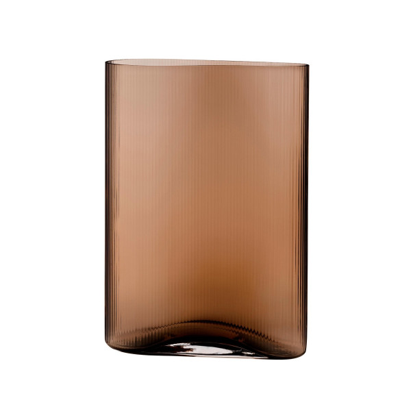 Nude Glass Vase Mist Tall, karamell